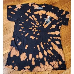 Slushcult Black Bleach Dye T-Shirt - Men's Medium